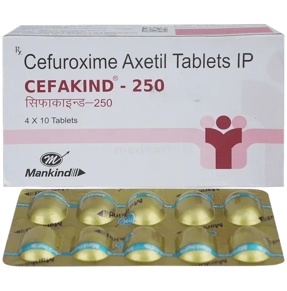 cefakind 250mg tablet 10's
